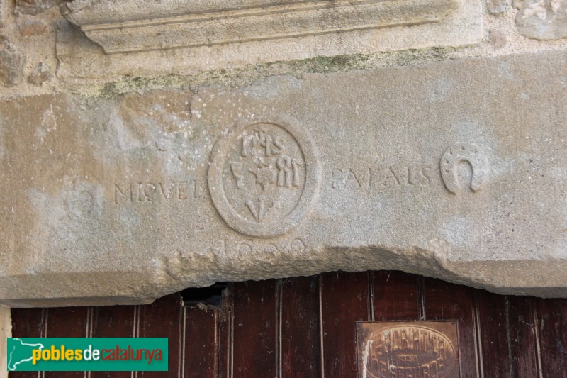 Rupià - Llinda, segle XVII (Foto: Albert Esteves, 2015) Rupià - Llinda, segle XVII