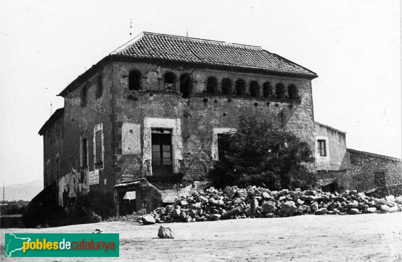 Barcelona - Torre del Fang (Foto: <i>Narcís Ricart - Arxiu C.E.C.-</i>, inicis segle XX) Barcelona - Torre del Fang
