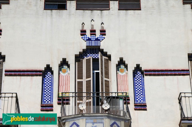 Barcelona - Casa Josep Sabadell (Meridiana, 99) (Foto: Graciel·la Vidal, 2015) Barcelona - Casa Josep Sabadell (Meridiana, 99)