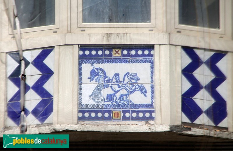 Barcelona - Casa Josep Sabadell (Meridiana, 99) (Foto: Graciel·la Vidal, 2015) Barcelona - Casa Josep Sabadell (Meridiana, 99)