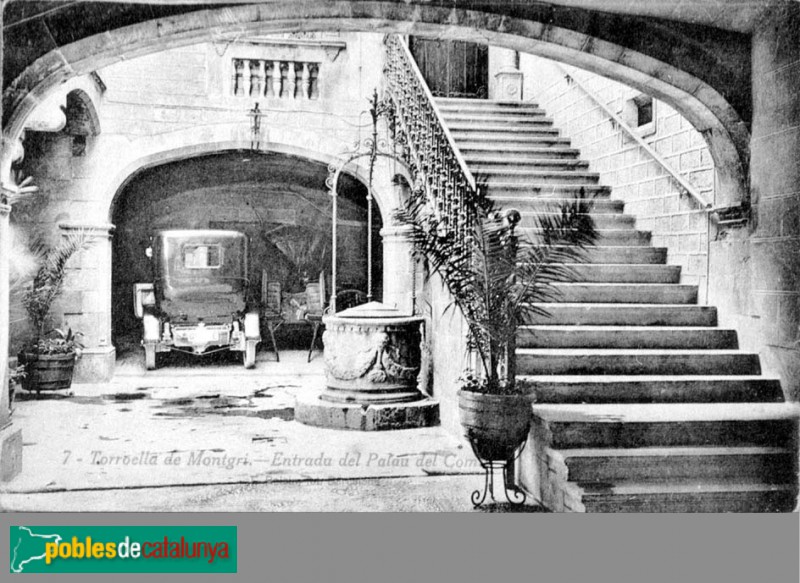 Torroella de Montgrí - Palau Solterra. Postal antiga