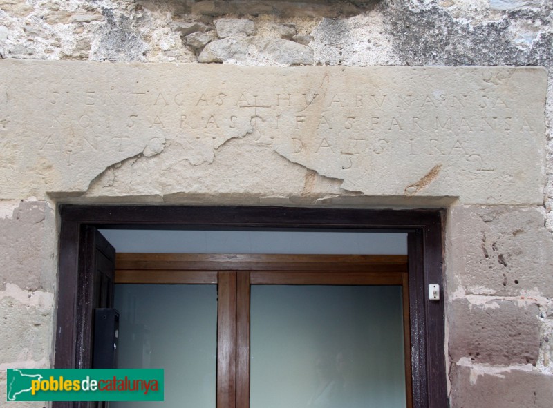 Castellterçol - Llinda 1732 (Foto: Albert Esteves, 2015) Castellterçol - Llinda 1732