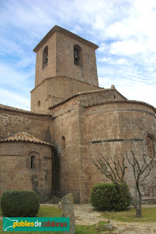 L'Estany - Església del Monestir, absis (Foto: Albert Esteves, 2016) L'Estany - Església del Monestir, absis