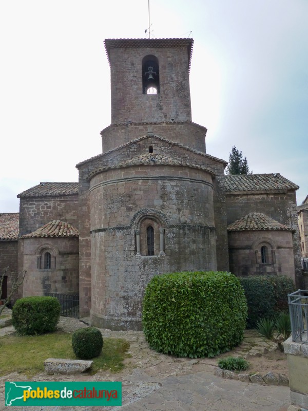 L'Estany - Església del Monestir, absis (Foto: Graciel·la Vidal, 2016) L'Estany - Església del Monestir, absis