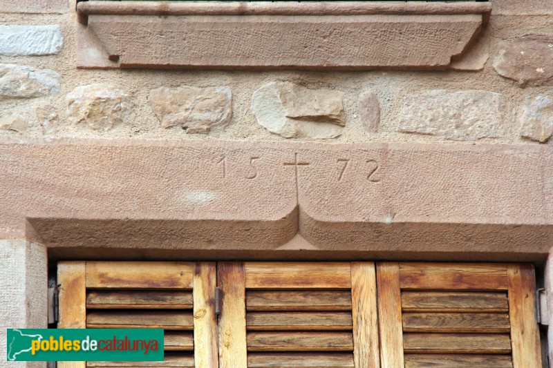 L'Estany - Casa de la plaça Major (Foto: Albert Esteves, 2016) L'Estany - Casa de la plaça Major