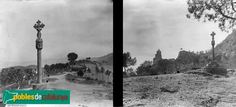 Cervelló - Creu de terme de Santa Maria