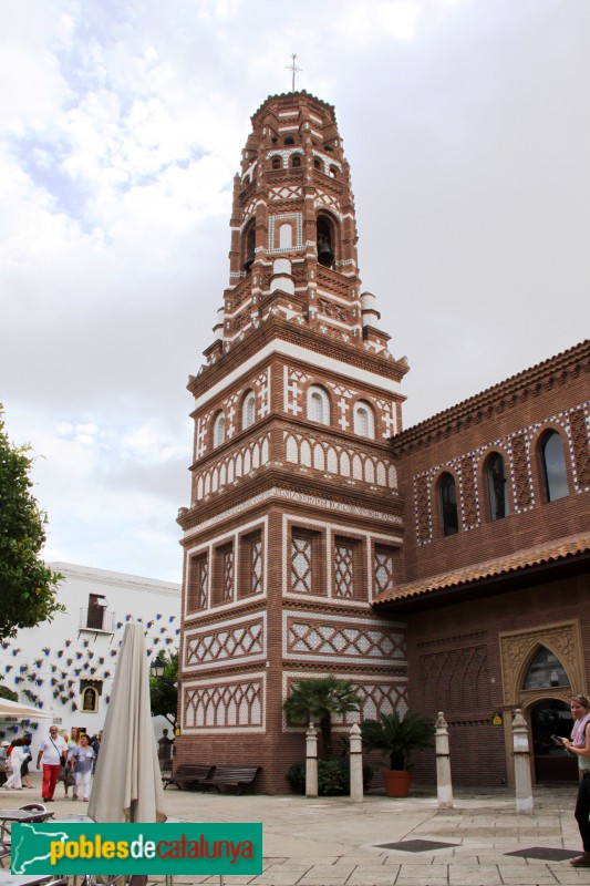 Barcelona - Poble Espanyol, campanar d'Utebo (Saragossa)