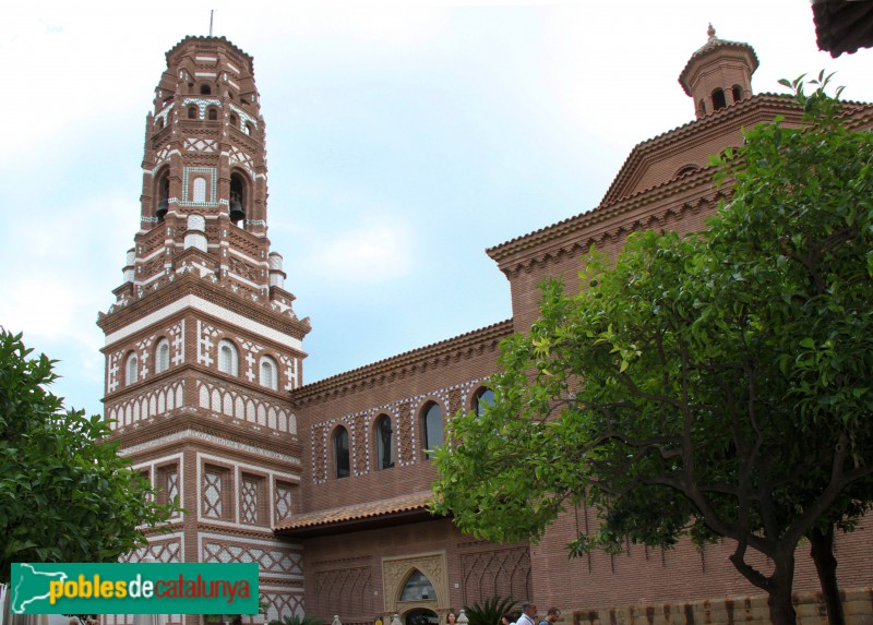Barcelona - Poble Espanyol, campanar d'Utebo (Saragossa)