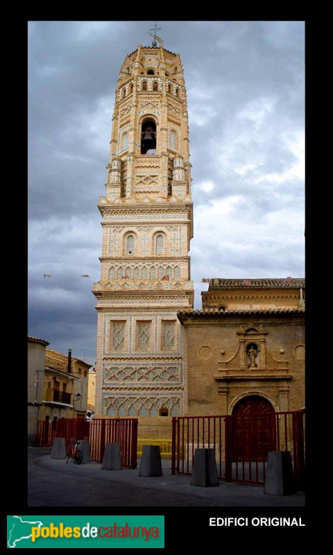 Barcelona - Poble Espanyol, campanar d'Utebo