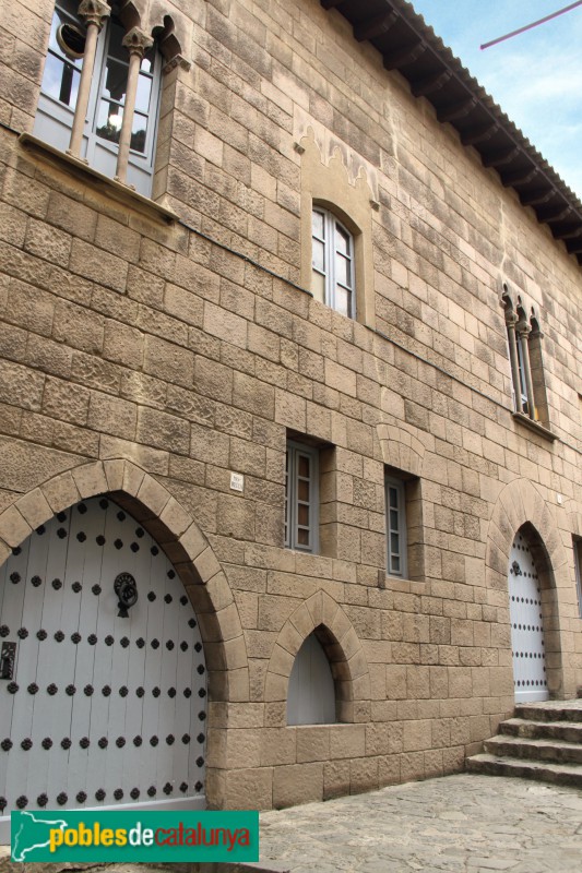 Barcelona - Poble Espanyol, casa Ciurana (Morella) (Foto: Albert Esteves, 2016) Barcelona - Poble Espanyol, casa Ciurana (Morella)