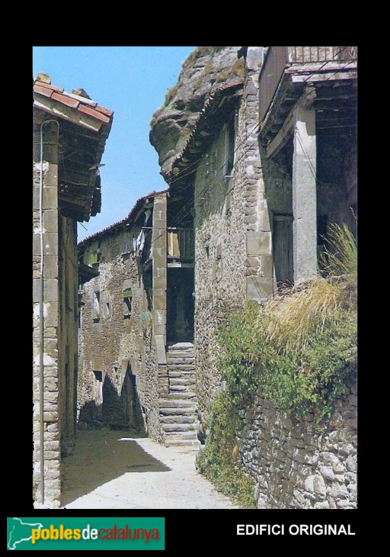 Barcelona - Poble Espanyol, can Banús (Rupit), postal antiga Barcelona - Poble Espanyol, can Banús (Rupit), postal antiga