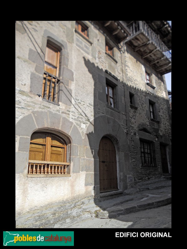 Barcelona - Poble Espanyol, can Vázquez (Rupit), edifici original Barcelona - Poble Espanyol, can Vázquez (Rupit), edifici original