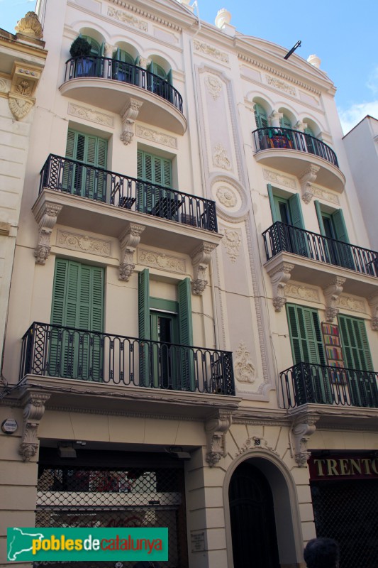 Barcelona - Major de Sarrià, 89 (Foto: Albert Esteves, 2017) Barcelona - Major de Sarrià, 89