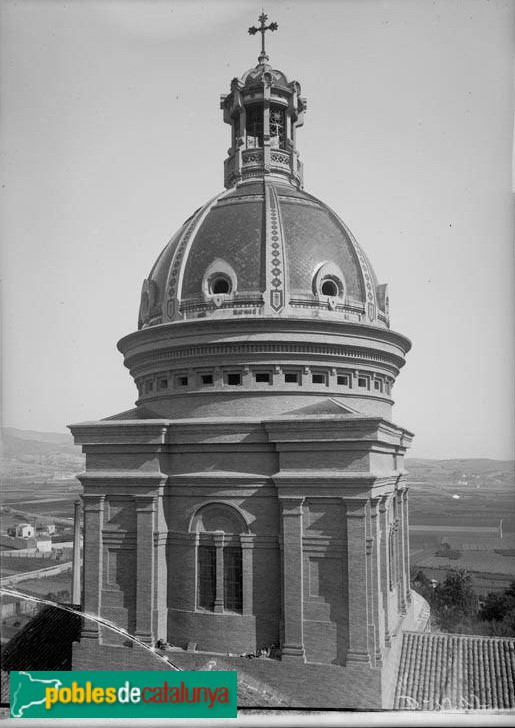 Barcelona - Església de Sant Andreu de Palomar (Foto: <i>Arxiu Fotogràfic Centre Excursionista de Catalunya</i>, 1889-1916) Barcelona - Església de Sant Andreu de Palomar