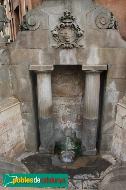 Font del Lleó. Part baixa (Foto: Graciel·la Vidal, 2014) Font del Lleó. Part baixa