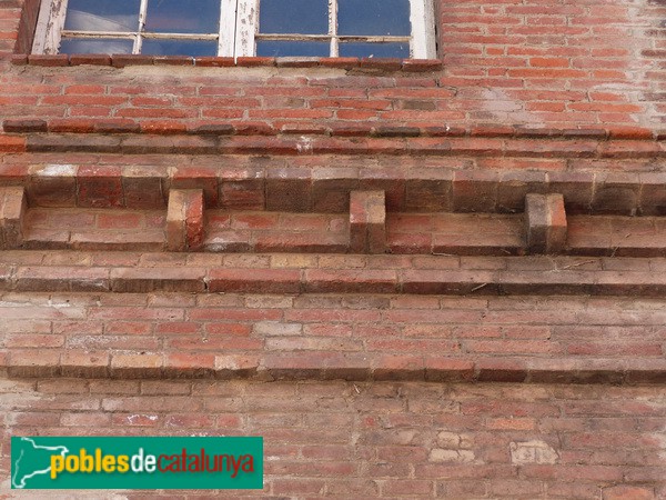 Barcelona - Antiga fàbrica Fabra i Coats. Detall (Foto: Graciel·la Vidal, 2017) Barcelona - Antiga fàbrica Fabra i Coats. Detall