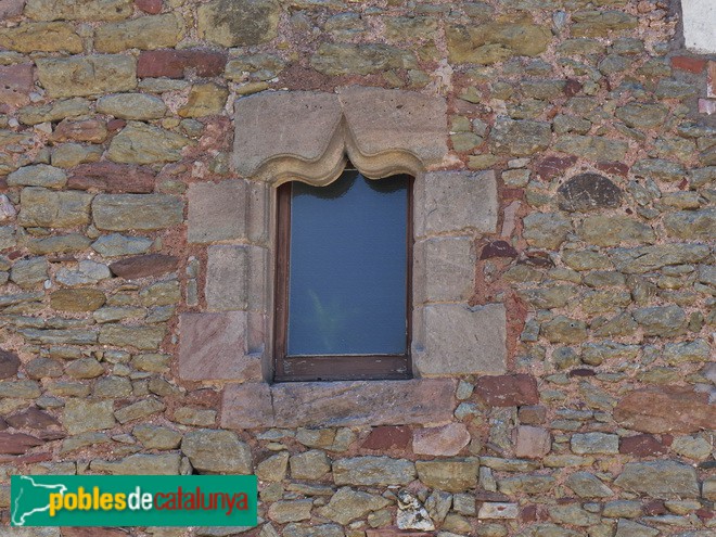 Detall finestra (Foto: Graciel·la Vidal, 2017) Detall finestra