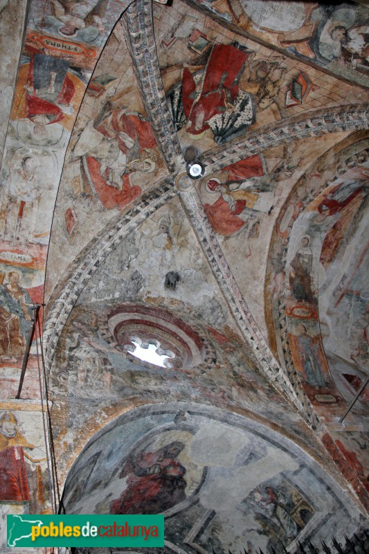 Salardú - Sant Andreu, pintures murals (Foto: Albert Esteves, 2017) Salardú - Sant Andreu, pintures murals