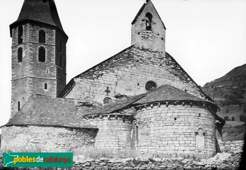 Salardú - Sant Andreu (Foto: Juli Soler - Arxiu C.E.C.-, 1907) Salardú - Sant Andreu