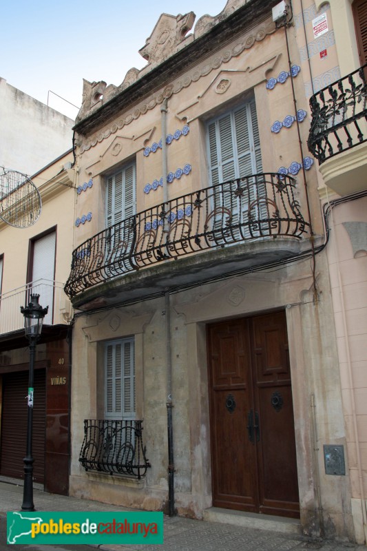 Canet de Mar - Casa Carbonell Floris (Foto: Albert Esteves, 2017) Canet de Mar - Casa Carbonell Floris