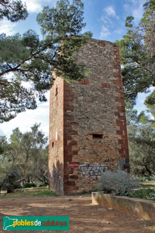 Castelldefels - Torre de Can Valls (Foto: Albert Esteves, 2018) Castelldefels - Torre de Can Valls