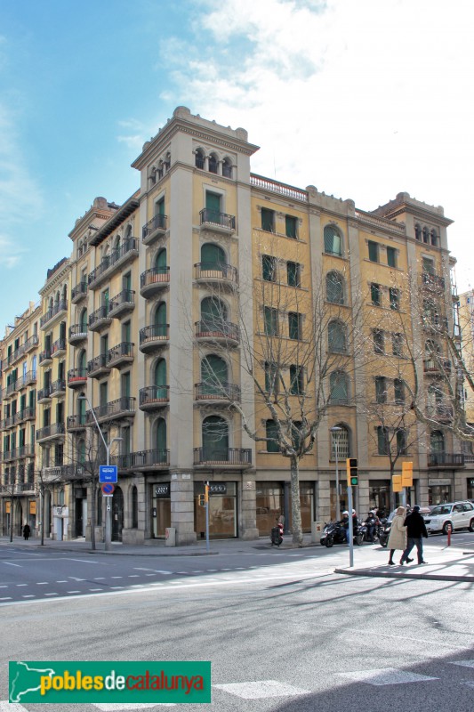 Barcelona - Balmes, 167 / París, 208-210 (Foto: Albert Esteves, 2018) Barcelona - Balmes, 167 / París, 208-210