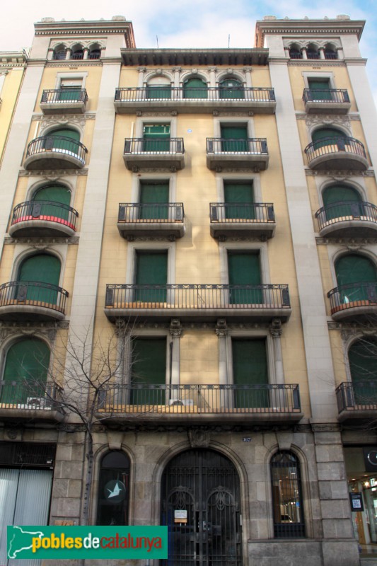 Barcelona - Balmes, 167 / París, 208-210 (Foto: Albert Esteves, 2018) Barcelona - Balmes, 167 / París, 208-210