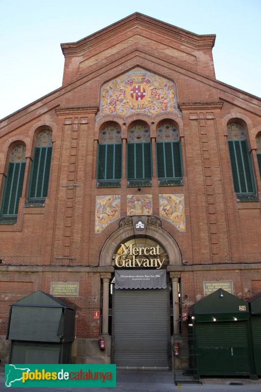 Barcelona - Mercat de Galvany (Foto: Albert Esteves, 2018) Barcelona - Mercat de Galvany