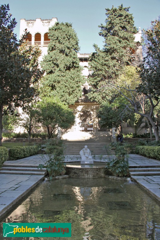 Barcelona - Palau del Marquès d'Alella: jardins (Foto: Albert Esteves, 2018) Barcelona - Palau del Marquès d'Alella: jardins