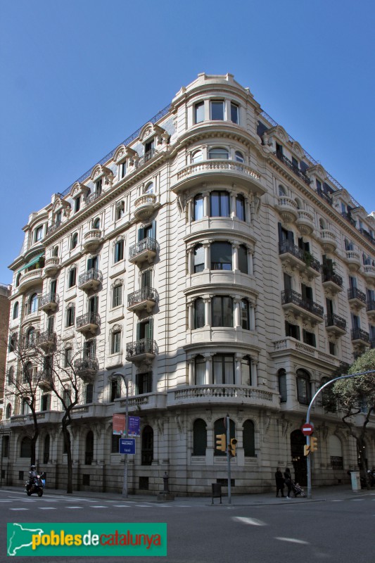 Barcelona - Muntaner, 259-261 (Foto: Albert Esteves, 2018) Barcelona - Muntaner, 259-261