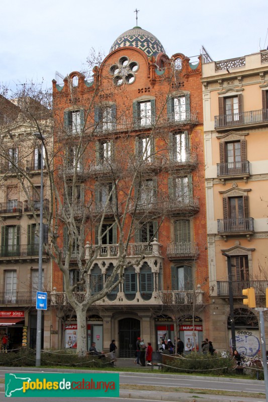 Barcelona - Passeig de Sant Joan, 6 (Foto: Albert Esteves, 2018) Barcelona - Passeig de Sant Joan, 6