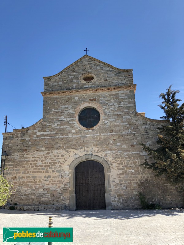 Argençola - Església de Sant Llorenç (Foto: Eloy Guirao, 2018) Argençola - Església de Sant Llorenç