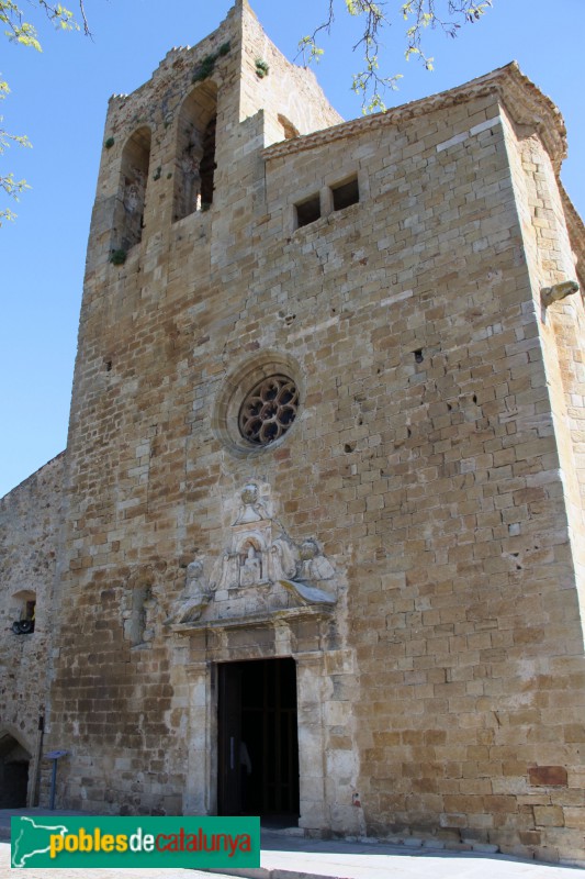 Pals - Església de Sant Pere (Foto: Albert Esteves, 2018) Pals - Església de Sant Pere