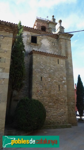 Folgueroles - Església de Santa Maria. Capella lateral