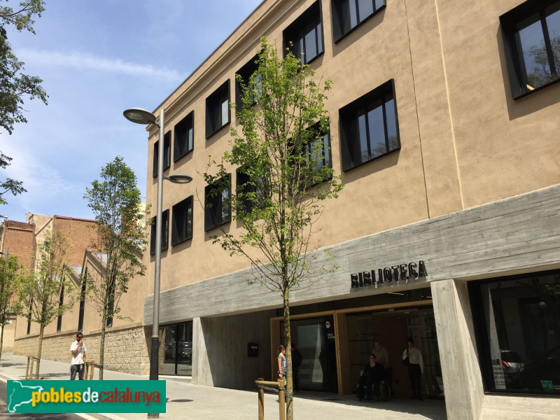 Barcelona - Biblioteca Montserrat Abelló (Foto: Albert Esteves, 2018) Barcelona - Biblioteca Montserrat Abelló