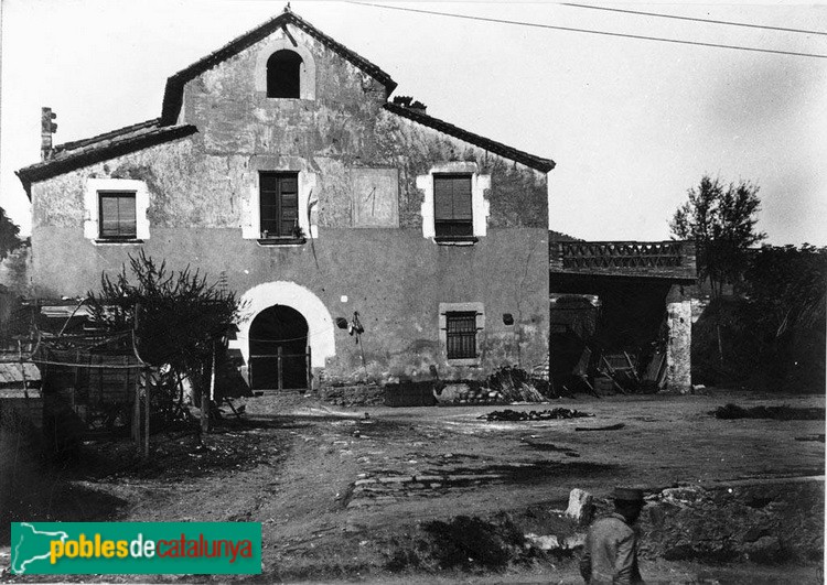 Can Verdaguer (Foto: Arxiu Fotogràfic de Catalunya. Eduard Marí, 1927) Can Verdaguer