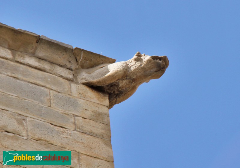 Vilagrassa - Gàrgola del campanar (Foto: Albert Esteves, 2018) Vilagrassa - Gàrgola del campanar