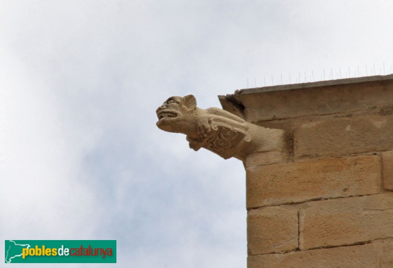 Vilagrassa - Gàrgola del campanar (Foto: Albert Esteves, 2018) Vilagrassa - Gàrgola del campanar