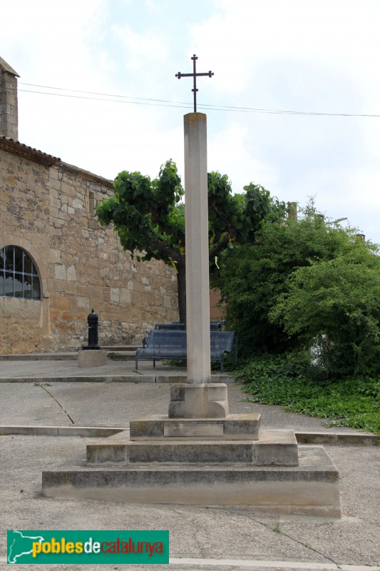 Vilagrassa - Creu de la Mare de Déu del Roser (Foto: Albert Esteves, 2018) Vilagrassa - Creu de la Mare de Déu del Roser