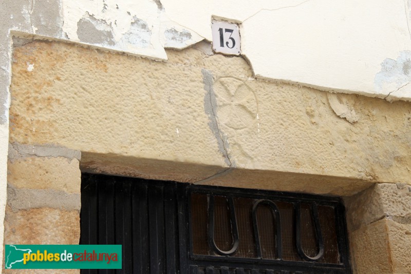 Preixana - Llinda amb escut (Foto: Albert Esteves, 2018) Preixana - Llinda amb escut