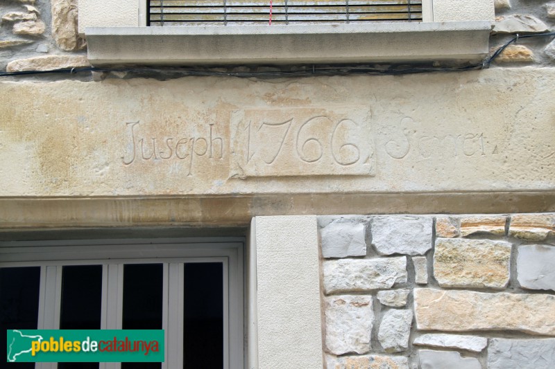 Preixana - Llinda, 1766 (Foto: Albert Esteves, 2018) Preixana - Llinda, 1766