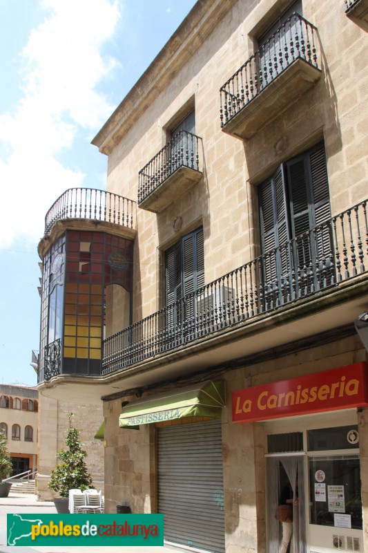 Tàrrega - Can Casals (Cambra de Comerç) (Foto: Albert Esteves, 2018) Tàrrega - Can Casals (Cambra de Comerç)