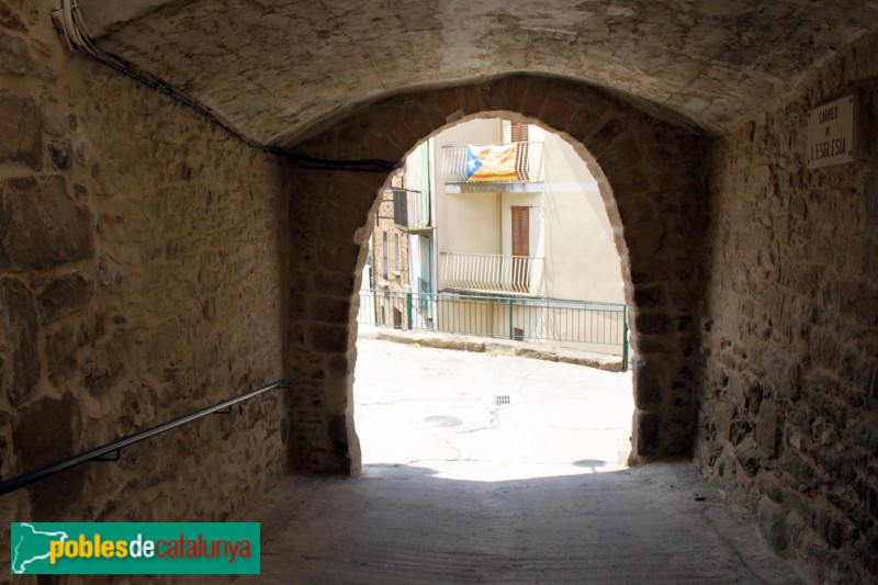 Tàrrega - Claravalls, portal de la muralla (Foto: Albert Esteves, 2018) Tàrrega - Claravalls, portal de la muralla