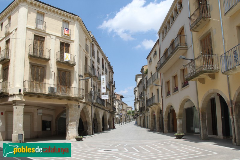 Tàrrega - Porxos del carrer del Carme