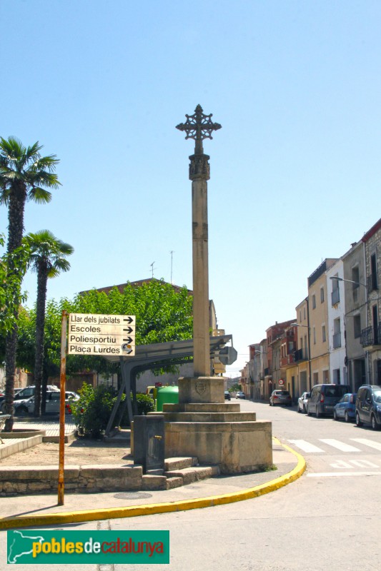 Anglesola - Creu de Santa Anna (Foto: Albert Esteves, 2018) Anglesola - Creu de Santa Anna