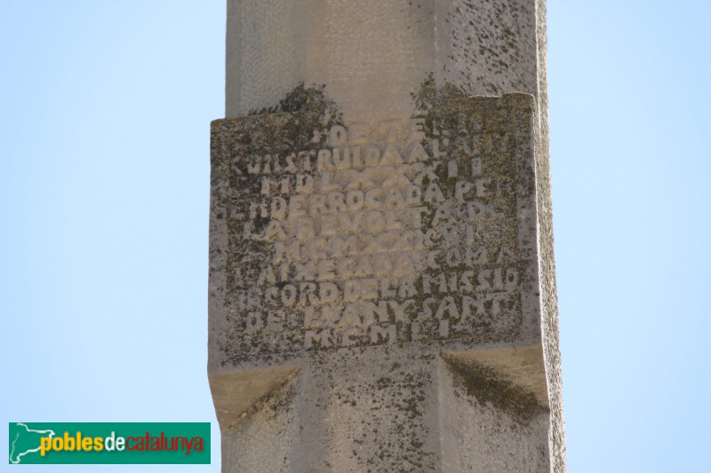 Anglesola - Creu de Santa Anna (Foto: Albert Esteves, 2018) Anglesola - Creu de Santa Anna
