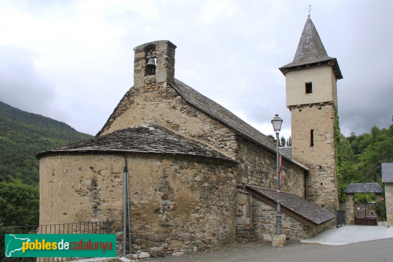 Aubèrt - Església de Sant Martí (Foto: Albert Esteves, 2018) Aubèrt - Església de Sant Martí
