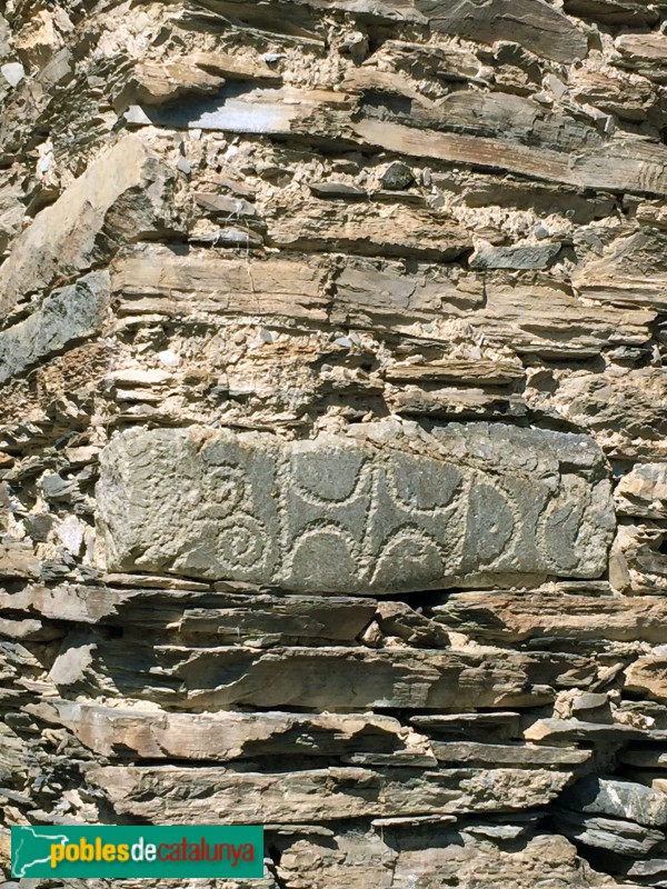 Montcorbau - Borda dels Ponin, detall (Foto: Albert Esteves, 2018) Montcorbau - Borda dels Ponin, detall