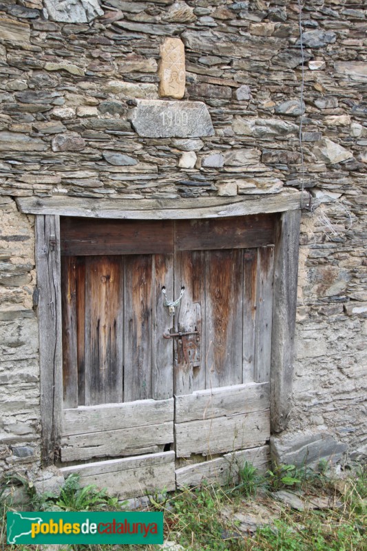 Montcorbau - Borda dels Ponin, detall (Foto: Albert Esteves, 2018) Montcorbau - Borda dels Ponin, detall