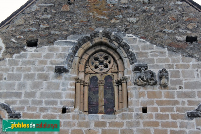 Betren - Església de Sant Esteve, finestra de la capçalera (Foto: Albert Esteves, 2018) Betren - Església de Sant Esteve, finestra de la capçalera